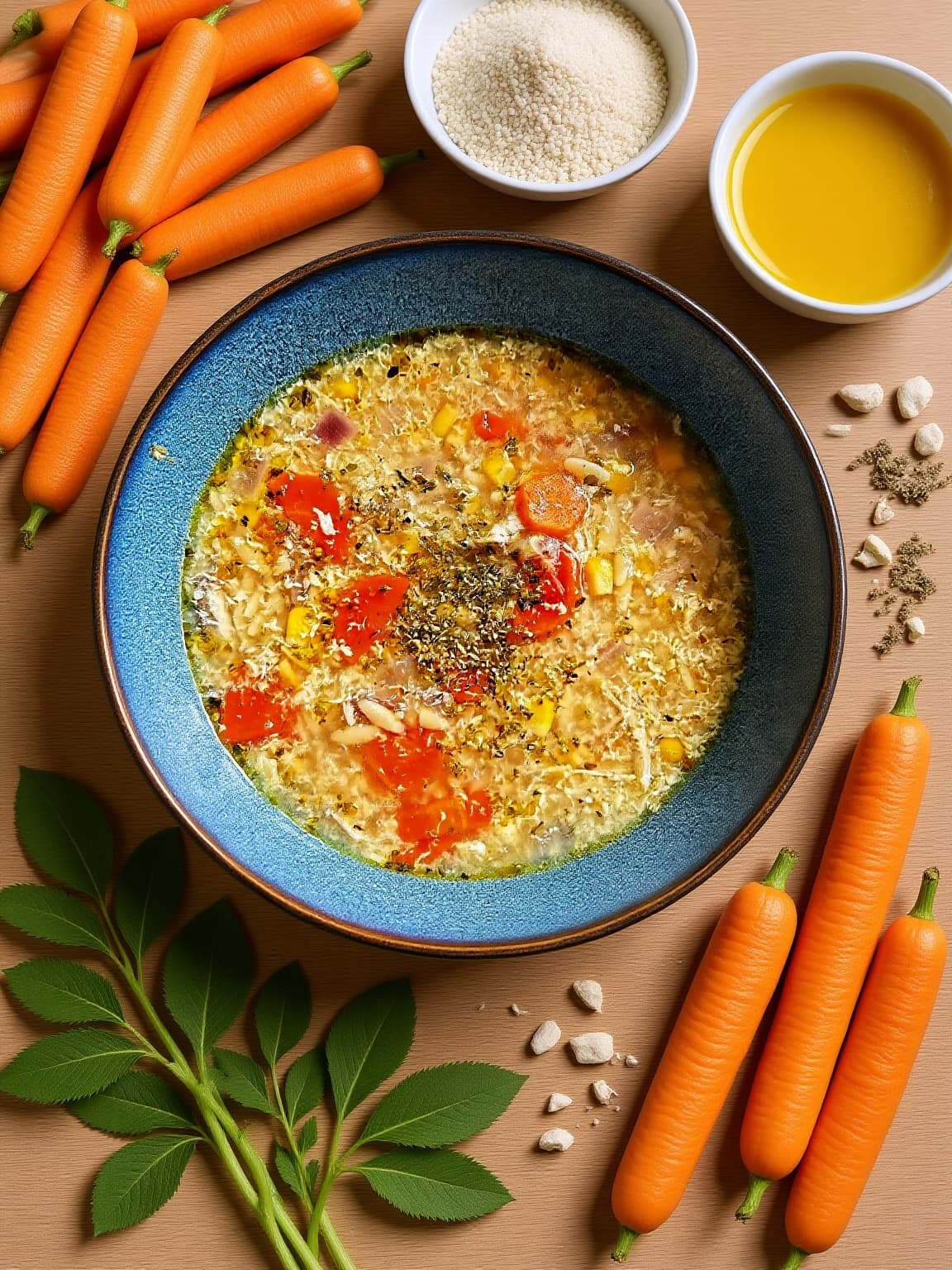 Avgolemono (Greek lemon chicken orzo soup)